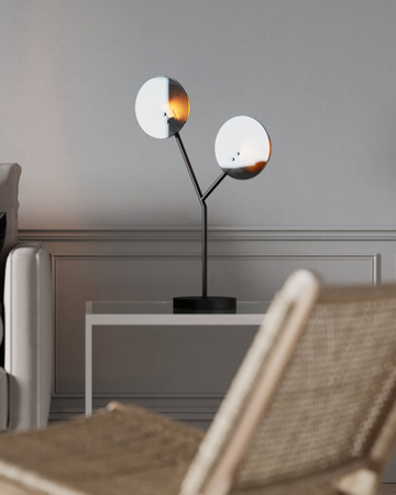 Lampa stołowa By Rydens Turno 4002610-4002 matowy czarny