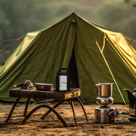 Eko-Light Lampa Solarna Kemp 5W 6500K EKO0549 CZARNY