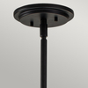 Średnia lampa wisząca Somerset - 1 źródło światła - Czarna Quintiesse QN-SOMERSET-P-C-BK