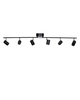 Lampa sufitowa By Rydens Correct 4202100-4002 6-lights czarny matowy