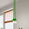 Sollux Lighting Lampa wisząca DIEGO 5 zielony SL.0583