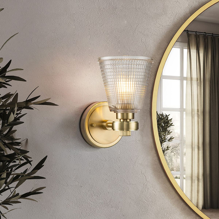 Kinkiet Elstead Lighting Gunnislake mosiądz BATH-GUNNIS1-BB