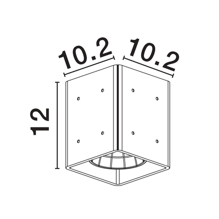 Lampa zewnętrzna wisząca Luces Exclusivas TRAVONO LE75180 szary i odcienie szarości