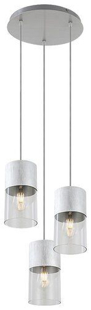 Lampa wisząca Rabalux Zelkova 3155 szczotkowane aluminium