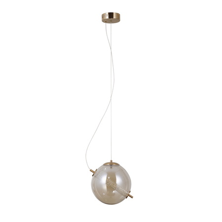Lampa wisząca Italux Nola PND-34366-HBR-AMB złoty