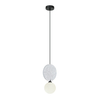 Lampa wisząca Italux PND-59779-1M-LGR Czarny. Szary