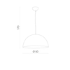 Lampa wisząca Azzardo MODENA AZ1398 WHITE
