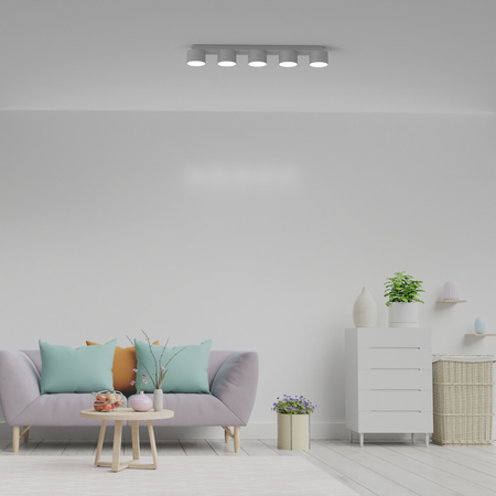 Milagro Lampa sufitowa Dixie 5xGX53 Biały MLP7542 BIAŁY