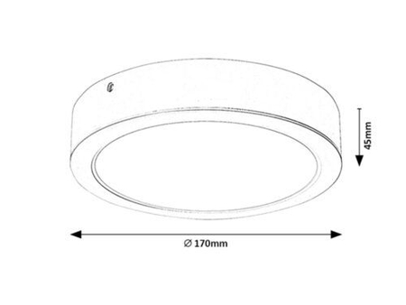 Lampa sufitowa Rabalux Shaun 3172 biały