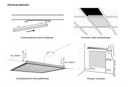 Panel grzewczy na podczerwień Greenie PWF1000 Wall Structure Series 1000W