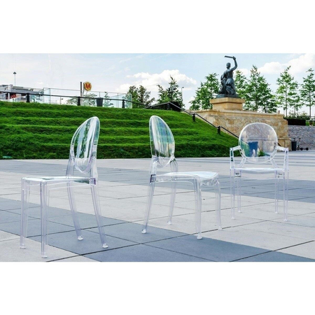Krzesło LOUIS transparentne - poliwęglan