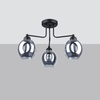 Sollux Lighting Żyrandol FILLAN 3 czarny SL.1144