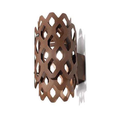 Kinkiet Slamp CHARLOTTE OUTDOOR - CORTEN M CHRWM00CRT000LDOUDEU stalowy