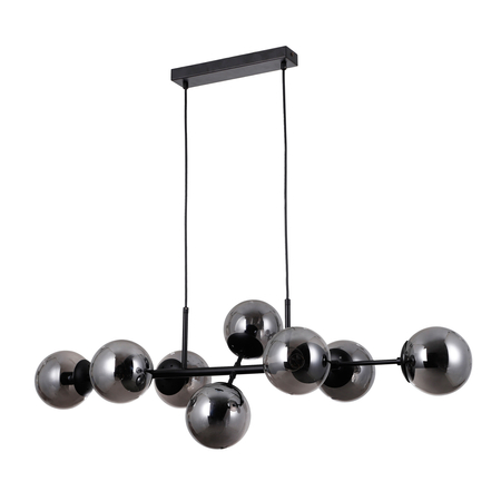 Lampa wisząca Italux Molite PND-1098-8-BL Czarny