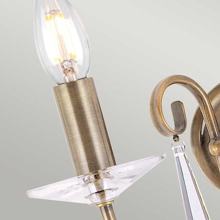 Kinkiet Elstead Lighting Aegean mosiądz AG2-AGED-BRASS