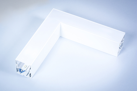 Oprawa liniowa LED Greenie Linea podwieszana ściemnialna - narożnik horyzontalny 20W biała obudowa WW