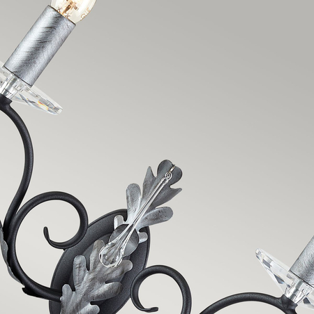 Kinkiet Elstead Lighting Amarilli patyna AML2-BLK-SILVER