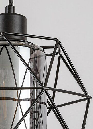 Lampa wisząca Rabalux Emrys 72113 czarny matowy