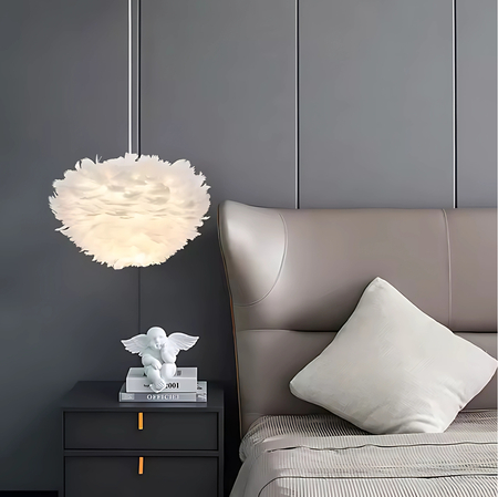 Lampa wisząca Pióro Abigali Feather ⌀45 cm