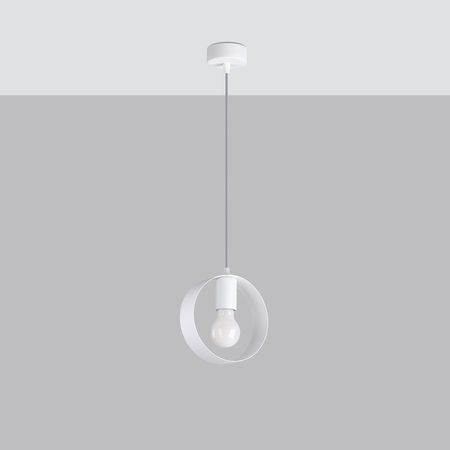 Sollux Lighting Lampa wisząca TITRAN 1 biała SL.1137