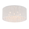 Plafon Italux C0173-06M-B5B3 Quartz II Srebrna