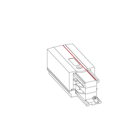 CTLS POWER END CAP, LEFT (PE-L) Nowodvorski 8232 biały