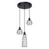 Sollux Lighting Lampa wisząca SUBA 4L czarna SL.1167