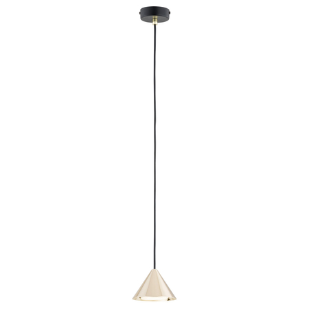 Lampa wisząca ELIT 1 Emibig 1329/1 czarny/złoty