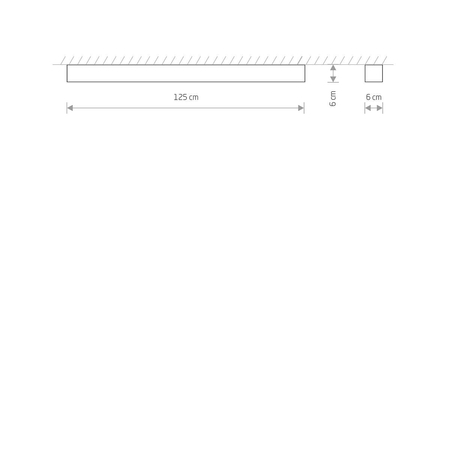 Lampa sufitowa SOFT CEILING LED 120X6 Nowodvorski 7524 grafitowy