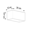 Sollux Lighting Kinkiet QUAD MAXI czarny SL.0527