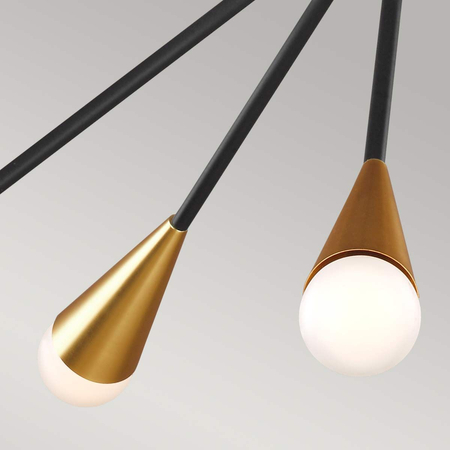 Żyrandol Elstead Lighting Jax czarny FE-JAX10-MB