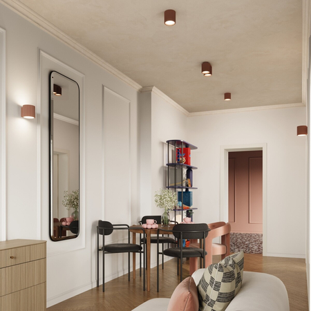 Sollux Lighting Plafon AURA 1 mocca GU10 SL.1804