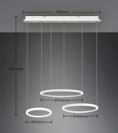 Lampa wisząca Trio 323610331 biały
