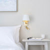 Kinkiet Endon Lighting Harvey 69092 biały/złoty