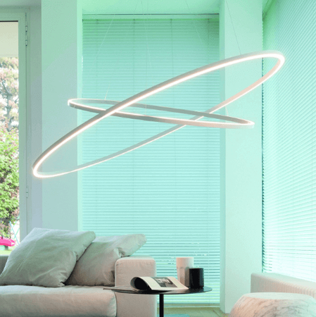 Lampa wisząca Nemo ELPLWW5A Ellisse Double Mega