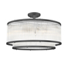 Lampa wisząca SERGIO Zuma Line C0528-06H-P7AC czarny