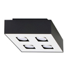 Sollux Lighting Plafon NERO 12,5 czarny/chrom SL.1408