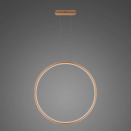 Lampa wisząca Ledowe Okręgi No.1 X 100cm 3k miedziana Dali