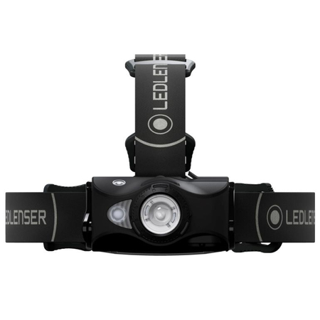 Latarka czołowa Ledlenser MH8 black/black