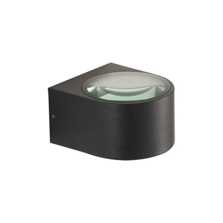 Kinkiet zewnętrzny Italux Pesaro 4K OWL-8081-4K Czarny piaskowany