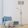 Lampa podłogowa Zuma Line Pedro Floor SL570-2-SS+GR