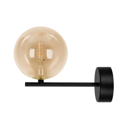 Kinkiet Kaja GALAXY K-5563 czarny, złoty, bursztyn