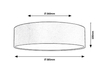 Lampa sufitowa Rabalux Aldona 3859 niebieski