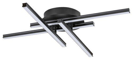 Lampa sufitowa Rabalux Svetlana 3515 czarny matowy