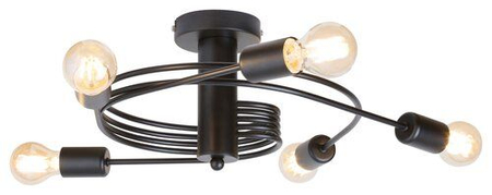 Lampa sufitowa Rabalux Carly 2096 czarny matowy