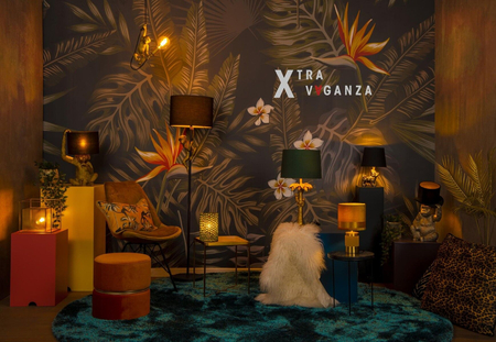 Lampa stołowa Lucide EXTRAVAGANZA FRIZZLE 10500/81/43 brązowy