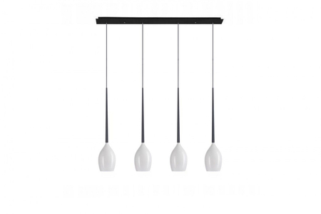 Lampa wisząca IZZA 4 WHITE Azzardo AZ0101 biały/czarny