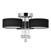 Plafon Gambela 3xE27 + LED czarna LP-991/3C BK