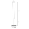 Lampa podłogowa Casablanca FL01-S192A Flute