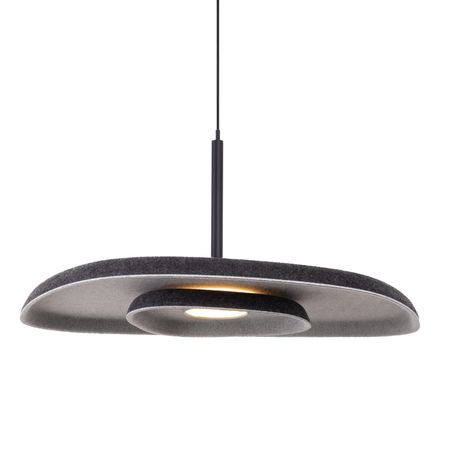 MAXLIGHT P0560 LAMPA WISZACA DEUX BLACK&GREY